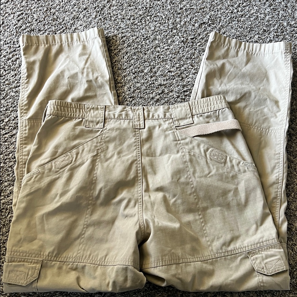 5.11 Tactical Women’s Khaki Cargo Pants 32/34 EUC - Picture 5 of 10